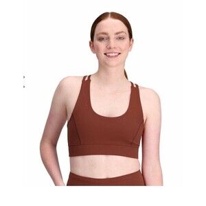 Outdoor  Research Womens Vantage Brown Unlined Wireless Pull On Sports Bra M